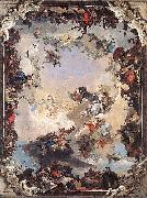 Giovanni Battista Tiepolo The Allegory of the Planets and Continents at New Residenz. oil on canvas